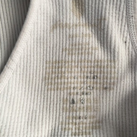 Free People X FP Movement Cropped Run Tank Top White - Picture 5 of 7